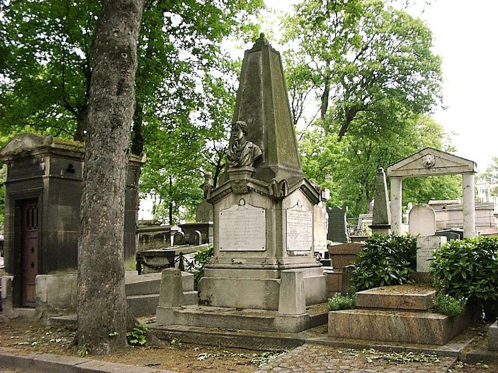 Grave of Jean Bernard Léon Foucault in Montmartre Cemetery