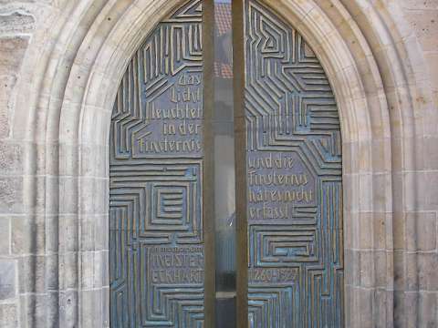 The Meister Eckhart portal of the Erfurt Church