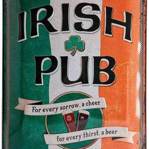 Irish Pub  Tin Sign