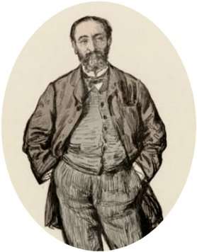 Saint-Saëns in 1875, the year of his marriage