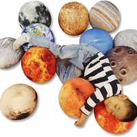 11 Piece Set Space Planet Throw Pillow Covers