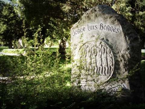 Borges' grave, Cimetière des Rois, Plainpalais, Geneva.