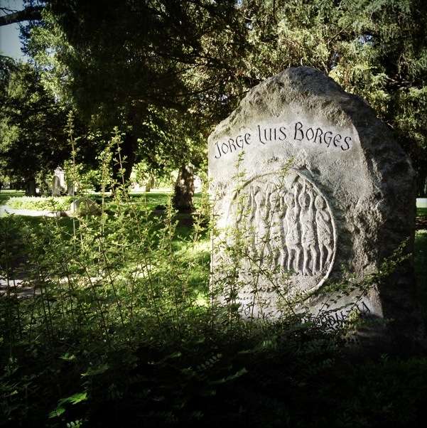 Borges' grave, Cimetière des Rois, Plainpalais, Geneva.