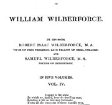 Life Of William Wilberforce - Vol.4