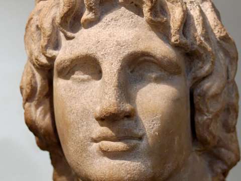 Bust of a young Alexander the Great from the Hellenistic era, British Museum