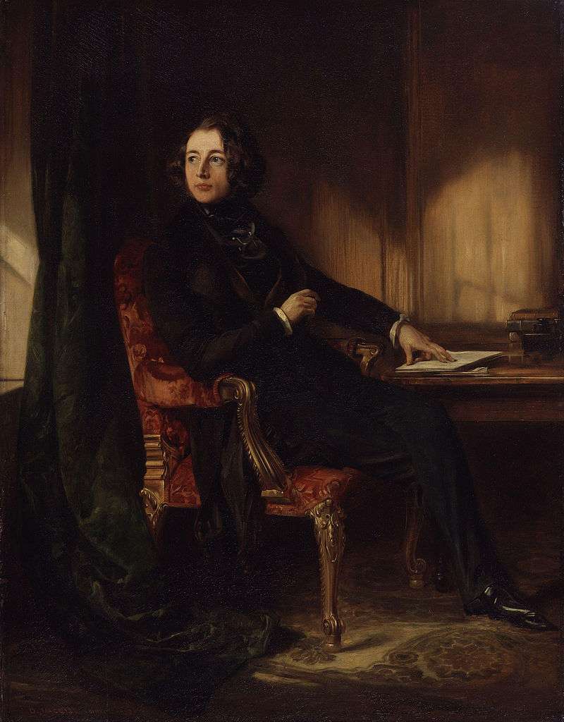 Young Charles Dickens by Daniel Maclise, 1839