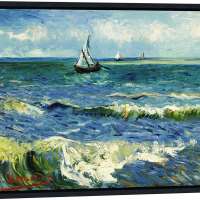 Saintes Maries by Vincent Van Gogh Canvas Print