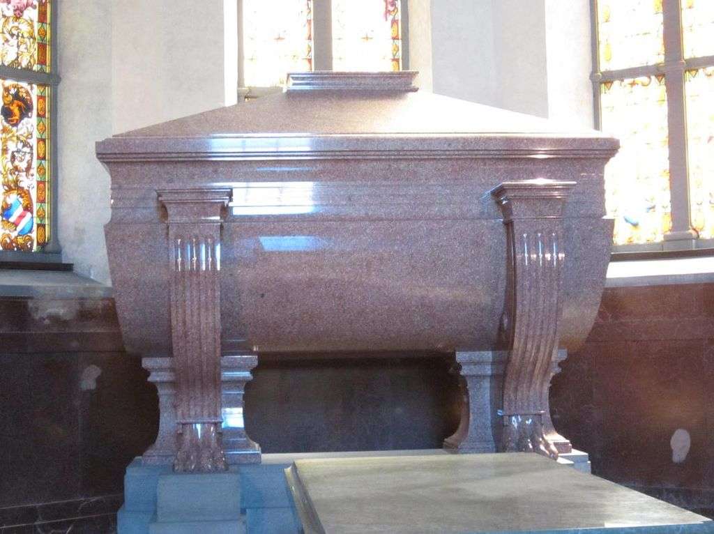 Charles John's porphyry sarcophagus