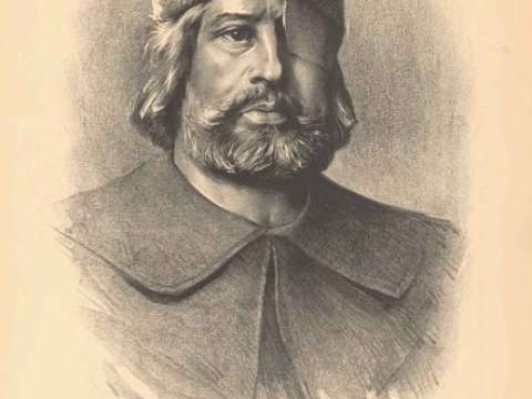 Jan Žižka z Trocnova, fictional portrait by Jan Vilímek
