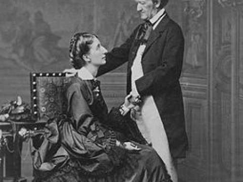 Richard and Cosima Wagner, photographed in 1872