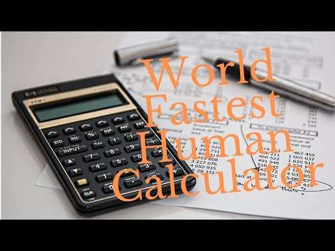 Humans that can calculate faster than Calculator