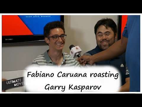 Fabiano Caruana trash-talking against Garry Kasparov