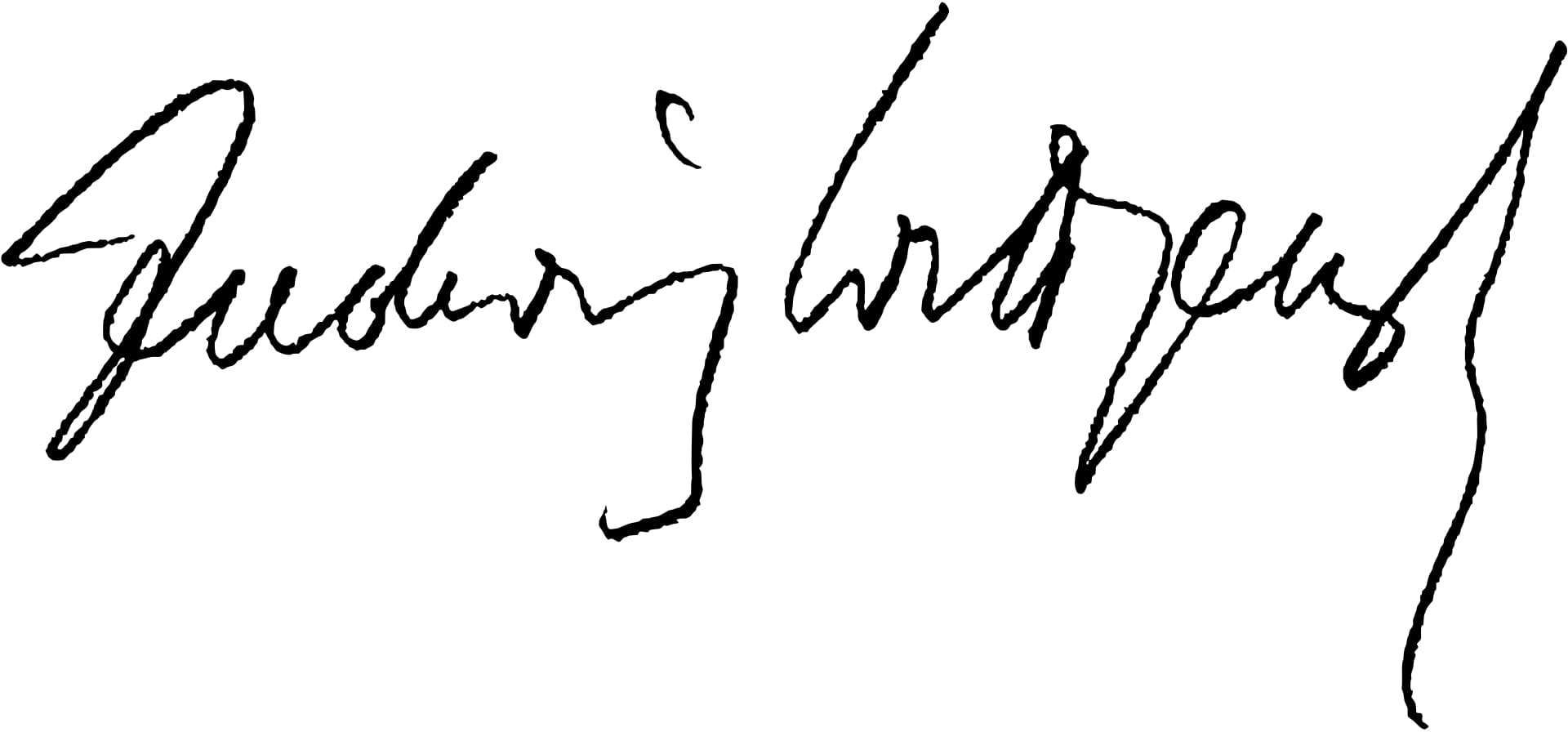 Ludwig Wittgenstein Signature