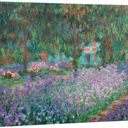 Irises in Monet's Garden Canvas Art